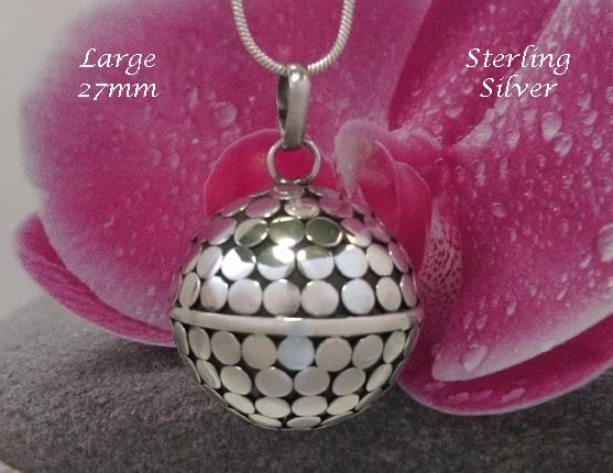 Harmony Ball, Spectacular Sterling Silver Mirror Finish Discs - Click Image to Close
